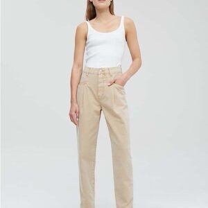 CLOSED - Pearl Natural Dyed Pant- Sandstone - 30